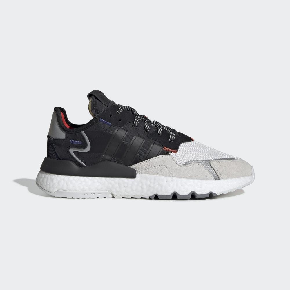 Adidas Women's Nite Jogger Originals Shoes Black/White Ireland EF9419